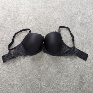 Victoria Secret black and purple lace bra size 34D